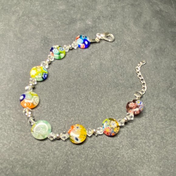 Italian Murano Glass Bracelet- So pretty & unique! - Picture 4 of 4